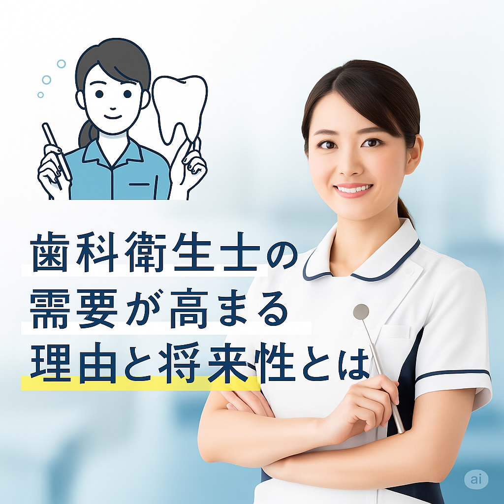 歯科衛生士の需要が高まる理由と将来性とは？：今後のキャリアの考え方